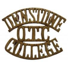 Denstone College O.T.C. (DENSTONE/O.T.C./COLLEGE) Shoulder Title