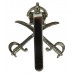 Army Physical Training Corps (A.P.T.C.) Chrome Cap Badge - King's Crown