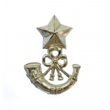 Cameronians (Scottish Rifles) Officer's Silvered Collar Badge