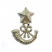 Cameronians (Scottish Rifles) Officer's Silvered Collar Badge