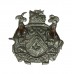 Bradford City Police White Metal Collar Badge