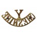 Cheshire Yeomanry (Y/CHESHIRE) Shoulder Title