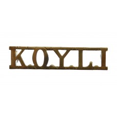 King's Own Yorkshire Light Infantry (K.O.Y.L.I.) Shoulder Title