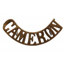 Queen's Own Cameron Highlanders (CAMERON) Shoulder Title