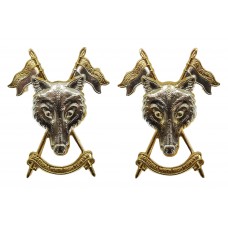 Pair of Scottish & North Irish Yeomanry Collar Badges