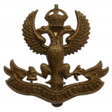 Lanarkshire Yeomanry Cap Badge - King's Crown