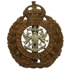 City of London Yeomanry (Rough Riders) Cap Badge - King's Crown