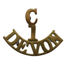 1st (Exeter) Cadet Bn. Devonshire Regiment (C/1/DEVON) Shoulder Title