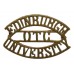 Edinburgh University O.T.C. (EDINBURGH/OTC/UNIVERSITY) Shoulder Title