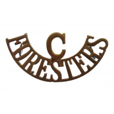 Notts & Derby Regiment (Sherwood Foresters) Cadets (C/FORESTERS) Shoulder Title