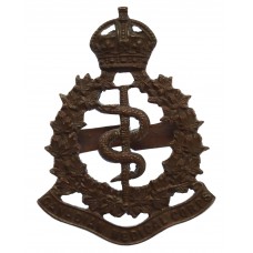 Canadian Medical Corps Officer's Service Dress Cap Badge - King's