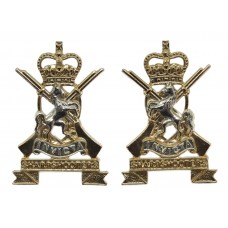 Pair of Kent & County of London Yeomanry (Sharpshooters) Anod