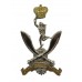 The Queen's Gurkha Signals Bi-Metal Cap Badge - Queen's Crown