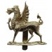 Monmouth School O.T.C. Anodised (Staybrite) Cap Badge