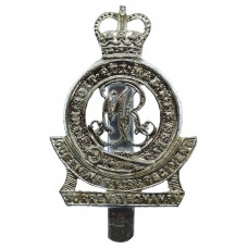 Surrey Yeomanry (Queen Mary's Regiment) Anodised (Staybrite) Cap Badge - Queen's Crown
