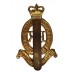 Royal Horse Artillery (R.H.A.) Brass Cap Badge - Queen's Crown