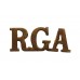 Royal Garrison Artillery (R.G.A.) Shoulder Title