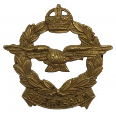 South African Air Force (S.A.A.F.) Cap Badge - King's Crown