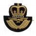 Royal Air Force (R.A.F.) Warrant Officer's Beret Badge - Queen's Crown