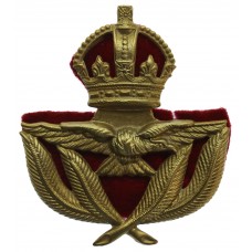 Royal Air Force (R.A.F.) Warrant Officer's Cap Badge - King's Crown