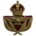 Royal Air Force (R.A.F.) Warrant Officer's Cap Badge - King's Crown