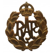 Royal Air Force (R.A.F.) Cap Badge - King's Crown