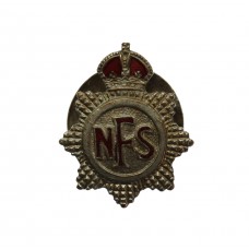 National Fire Service (N.F.S.) Lapel Badge - King's Crown