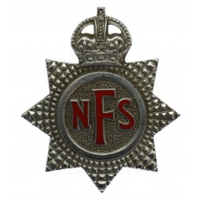 National Fire Service (N.F.S.) Cap Badge - King's Crown