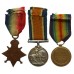 WW1 1914 Mons Star Medal Trio - Sjt. F.W. Ray, Lancashire Fusiliers / Machine Gun Corps - Killed In Action