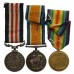 WW1 Military Medal, British War Medal, Victory Medal & Memorial Plaque along with Brothers WW1 Medal Pair - Private / Drummer B. Taylor, 17th (1st South East Lancashire Bantams) Bn. Lancashire Fusiliers - K.I.A.