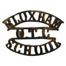 Bloxham School O.T.C. (BLOXHAM/OTC/SCHOOL) Shoulder Title