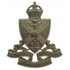 Edinburgh University Training Corps (T.A.) Cap Badge - King's Cro