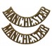 Pair of Manchester Regiment (MANCHESTER) Shoulder Titles