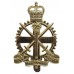 Army Apprentices School Anodised (Staybrite) Cap Badge - Queen's Crown