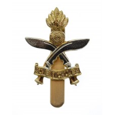 Queen's Gurkha Engineers Anodised (Staybrite) Cap Badge