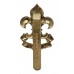 The King's Regiment Anodised (Staybrite) Cap Badge