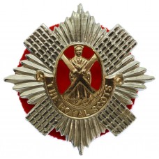 Royal Scots Anodised (Staybrite) Cap Badge