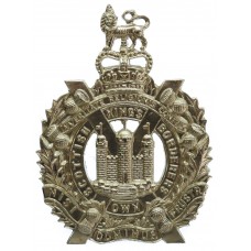 King's Own Scottish Borderers (K.O.S.B.) Anodised (Staybrite) Cap Badge