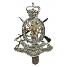 Queen's Own Dorset & West Somerset Yeomanry Anodised (Staybrite) Cap Badge 