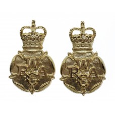 Pair of Women's Royal Army Corps (W.R.A.C.) Anodised (Staybrite) 