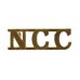Non Combatant Corps (NCC) Shoulder Title