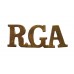 Royal Garrison Artillery (R.G.A.) Shoulder Title