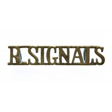 Royal Corps of Signals (R.SIGNALS) Shoulder Title