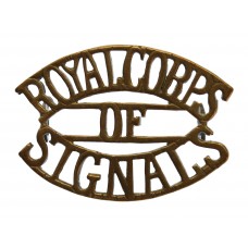 Royal Corps of Signals (ROYALCORPS/OF/SIGNALS) Shoulder Title