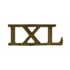 9th Lancers (IXL) Shoulder Title