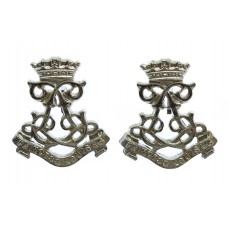 Pair of 13th Bn. London Regiment (Kensington) (Royal Signals) Anodised (Staybrite) Collar Badges