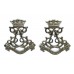 Pair of 13th Bn. London Regiment (Kensington) (Royal Signals) Anodised (Staybrite) Collar Badges