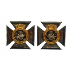 Pair of Duke of Edinburgh's Royal Regiment Officer's Silvered &am