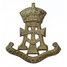 Green Howards (Yorkshire Regiment) Officer's Silvered Cap Badge 