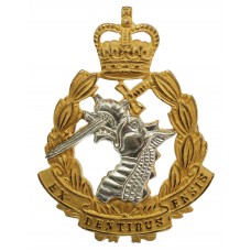 Royal Army Dental Corps (R.A.D.C.) Officer's Cap Badge - Queen's 
